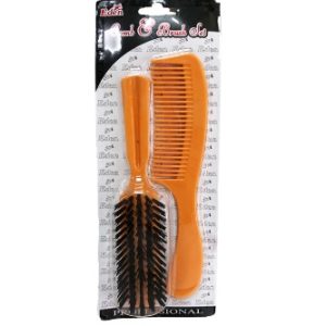 EDEN SET CEPILLO PLAST, Y PEINE DE MANGO KC