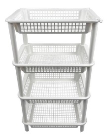 ESTANTE CUADRUPLE DE COCINA 4 NIVELES 3/1 FB