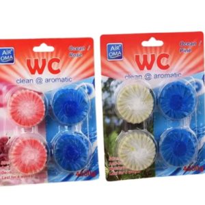 WC TABLETA P/LIMPIAR INODORO 4PCS 12/1