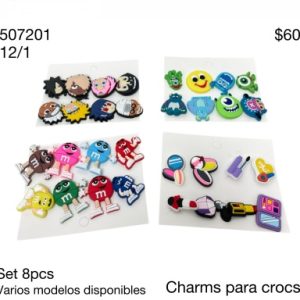 SET PIN PARA CROCS 8PCS 12/1