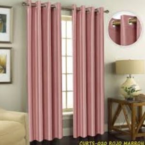 CORTINA CHANTUN ROJO MARRON CASAISLA