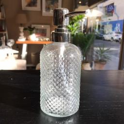 DISP CRISTAL 450ML TAPA PLATEADA 6/1