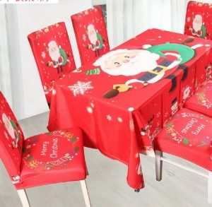 JGO 7PCS MANTEL+FORRO NAVIDAD 3/1