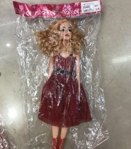BARBIE C/PELO RISO 6/1