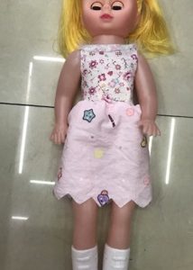 MUÑECA C/PELO AMARILLO 6/1