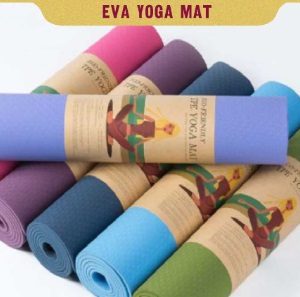 ECO FRIENDLY EVA YOGA MAT/MANTA ANTIDESLIZANTE/CAMA D/ YOGA 3/1
